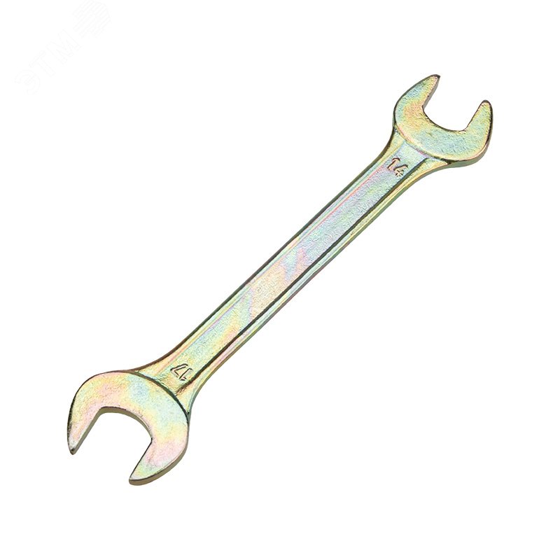 Ключ рожковый 14х17мм, желтый цинк 12-5829-2