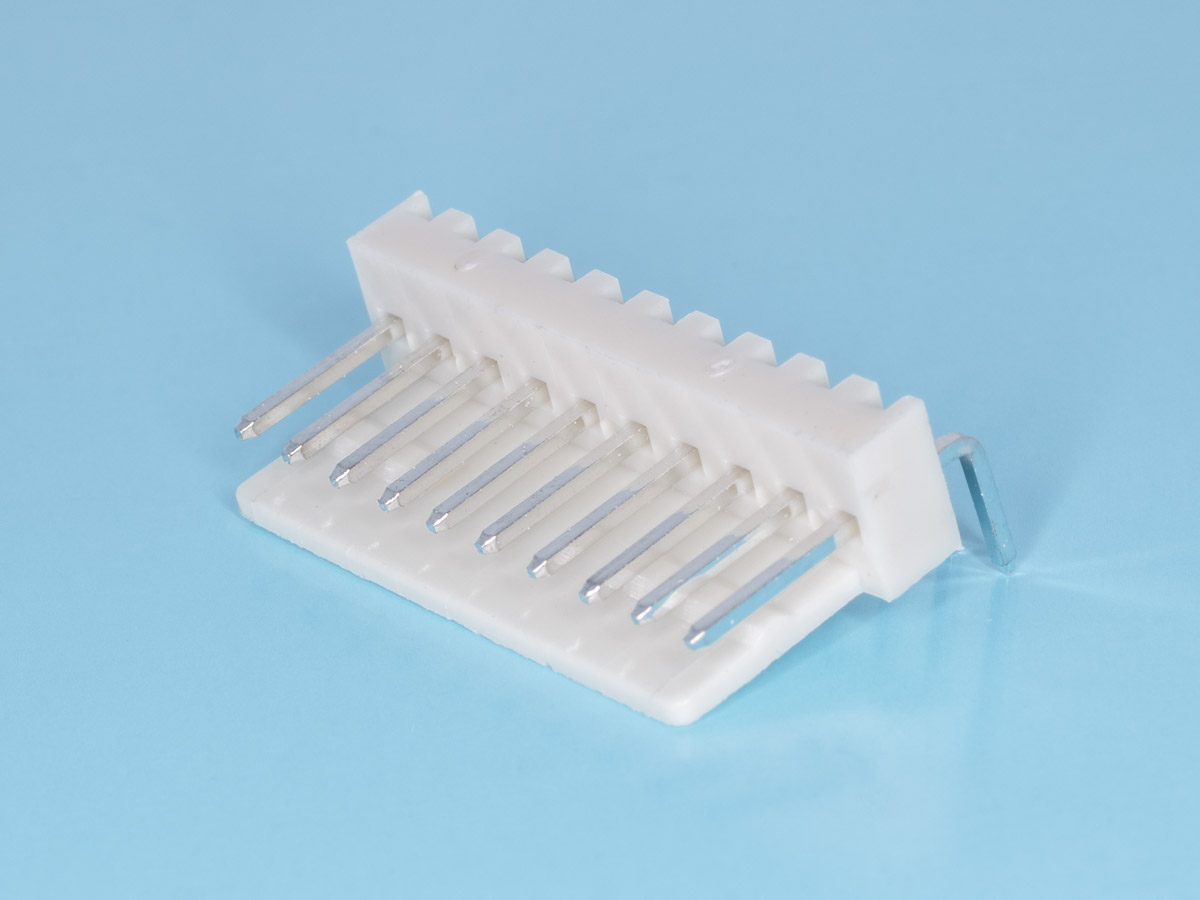 WF-10R - Разъем питания 10 контактов, вилка на плату, прямой угол, шаг 2,54мм