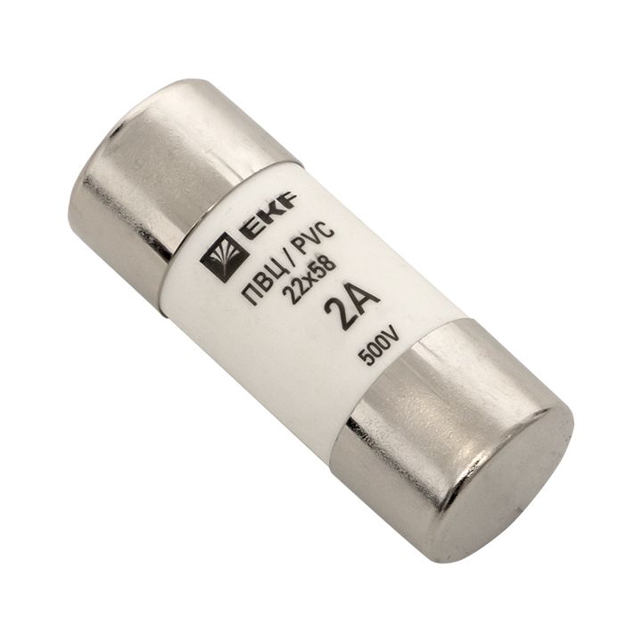 Плавкая вставка цилиндрическая ПВЦ (22х58) 2А EKF