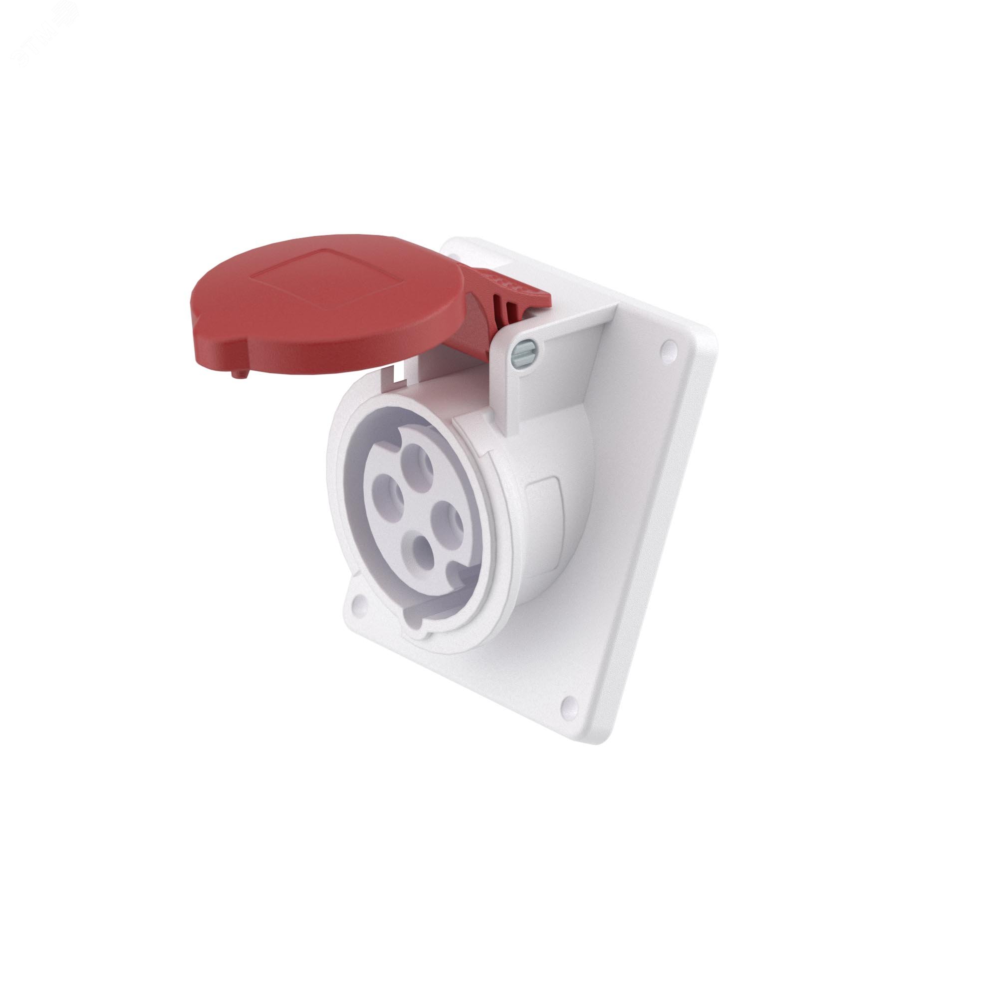 Розетка панельная с наклоном IP44 16А 3P+E 400В DIS4131666