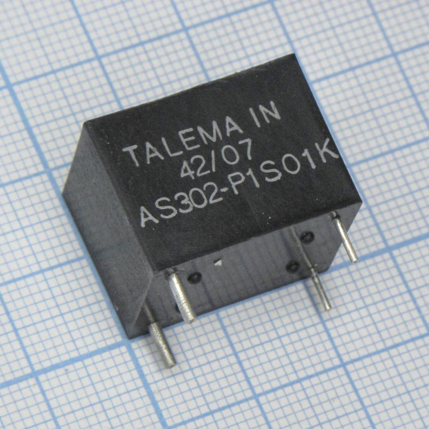 AS-302 - Датчик тока 15A, 1:200, 20-200kHz, 1 силовая обм./1 измерительная обм.