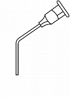 VACUUM TIP D 0.3  3303 - Всасывающая игла, угол наклона 45°, 0,16 мм, нержавеющая сталь, для использования с адаптером 3231