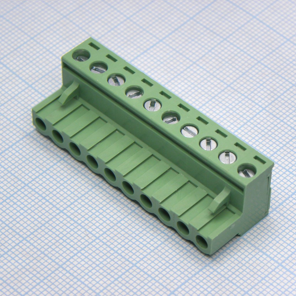 2EDGK-5.0-10P-14-00A(H) - Разъемный клеммный блок, 10 контактов. Серия 2EDGK-5.0