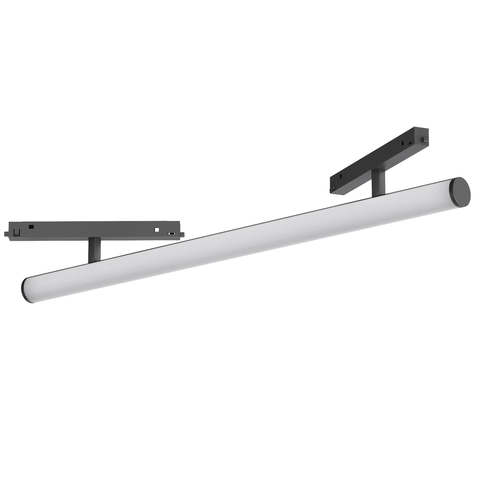 Светильник MAG-ORIENT-TUBE-CORNER-L600-20W Day4000 (BK, 180 deg, 48V) 037348 - Светильник для магнитных треков MAG-ORIENT шириной 26 мм с двумя коннекторами. Мощность 20 Вт, св. поток 2000 лм, 100 лм/Вт, дневной 4000 K, CRI>90, угол 180°, напряжение питан