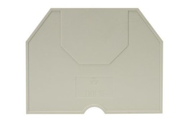 Пластина разд. TWN 16 - Разделительная пластина, для клемм WKN 16..., цвет: серый