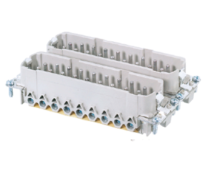 Вилочная контактная вставка 70.410.3240.0 - Вилочная контактная вставка, винтовая фиксация, 32/2/2 полюса + PE, типоразмер 48B, 400/690V, 16A, сечение обслуживаемых проводников 0,5-2,5 мм кв,, тип покрытия контактов: олово