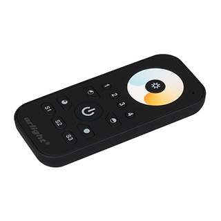 Сенсорный пульт SR-2819S-CCT (MIX, 4 зоны) 017677 - Мультизонный пульт RF (868MHz) с сенсорным кольцом выбора температуры белого цвета и яркости, для MIX-лент, 4 зоны управления. Черный матовый корпус. Используется с контроллерами SR-1009xx. Размеры 120х5