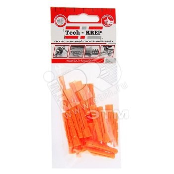 Дюбель универс. 6х37 полипропилен (уп.30шт) пакет Tech-Krep 102929