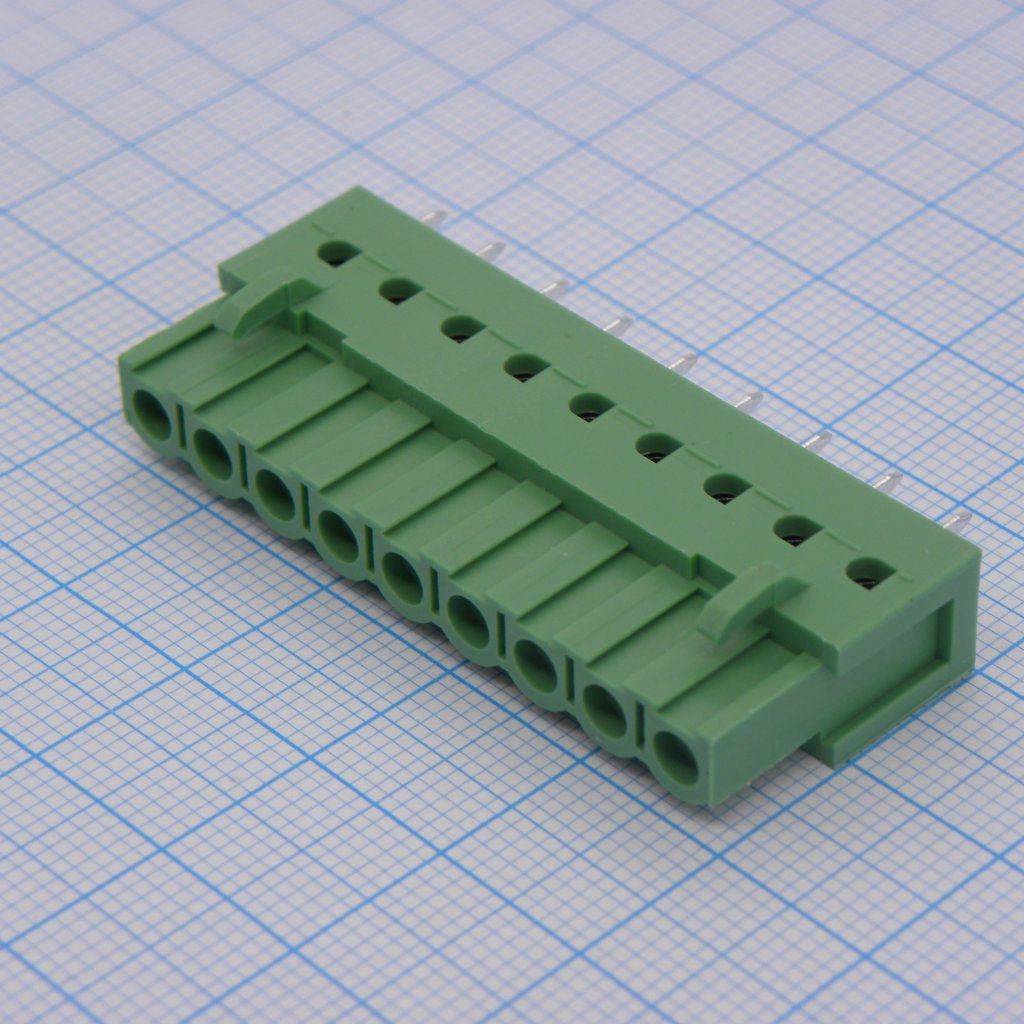 2EDGB-5.08-09P-14-00A(H) - клеммный блок вертикальный 9 контактов шаг 5.08мм на плату