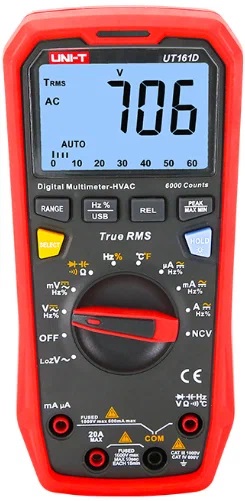 UT161D - Мультиметр цифровой TRUE RMS