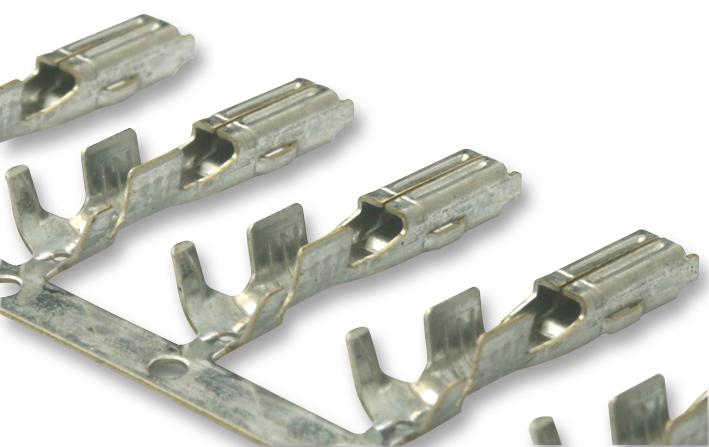 345806-1 - Контакт-гнездо прямой монтаж на кабель рейка автомобильного применения