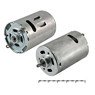 R540-7516   3.6V - Электродвигатель 3,6V 23.5Вт, 23000/18158об/мин 50х35,5мм вал 3,17х14мм