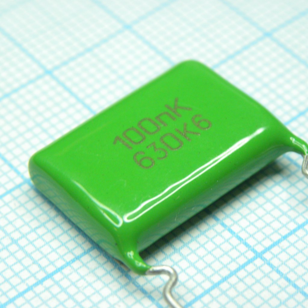 К73-17-630-0.1  10% - Конденсатор металлопленочный полиэтилентерефталатный 630В 0.1мкФ ±10%