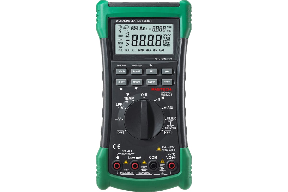 MS5208 - Измеритель сопротивления изоляции до 1000В