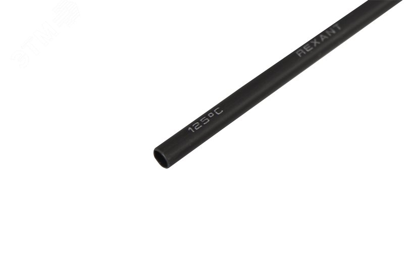 Трубка термоусадочная СТТК (3:1) 3/1 черная - двустенная клеевая, 1 метр, не поддерживает горение