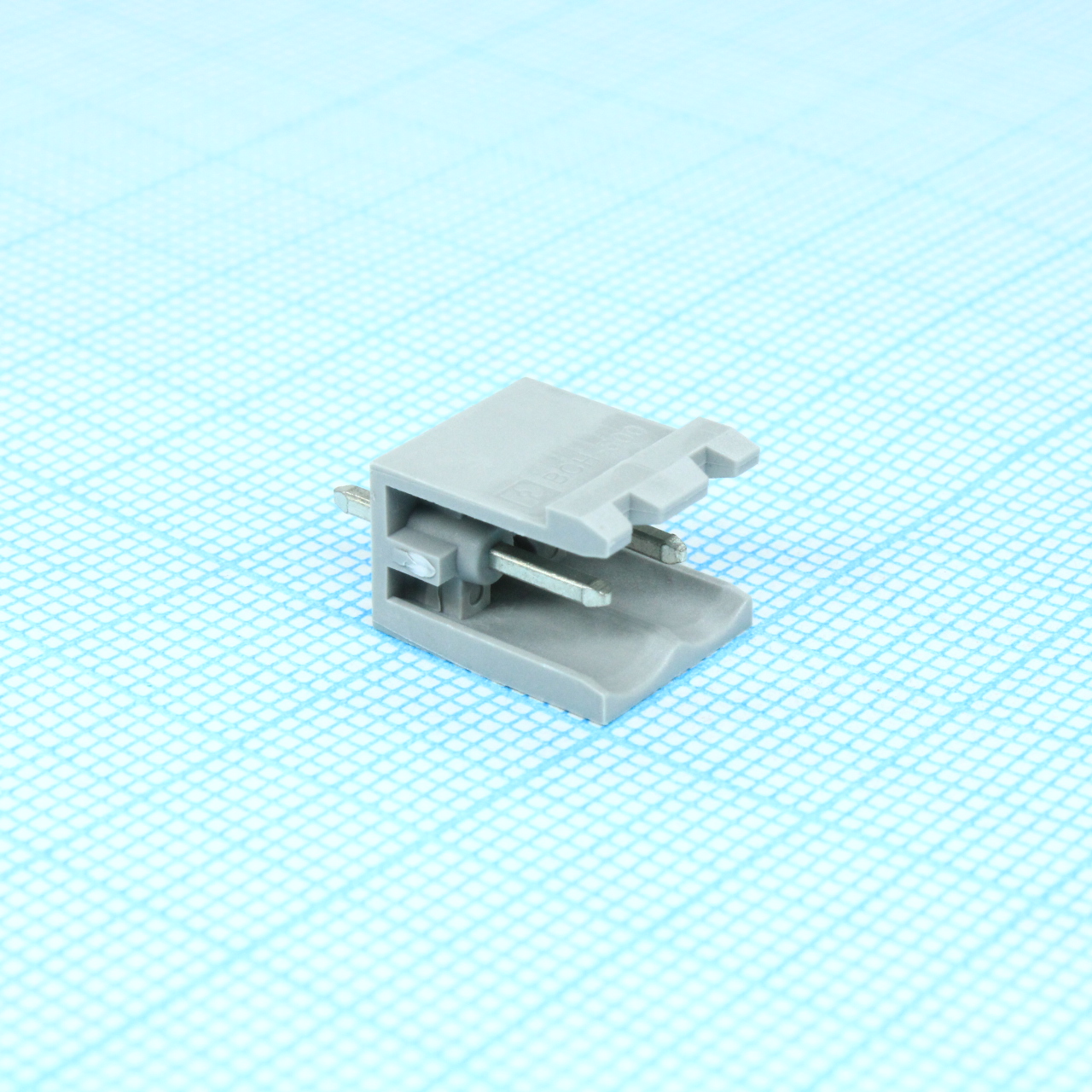 BCH-500V- 2 GY - Корпусная часть для печатных плат, номинальный ток: 12 A, расчетное напряжение (III/2): 320 В, номинальное сечение: 1,5 мм?, полюсов: 2, размер шага: 5 мм, цвет: сигнальный серый