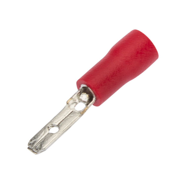 Клемма плоская изолированная РПи-п 1.5-(2.8)/РпИп 1,25-3-0,8 штекер 2.8 мм 0.5-1.5 мм2 красная 08-0311