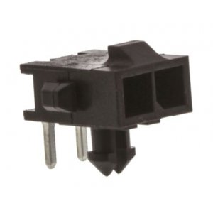 2-1445055-2 - Соединитель питания 2 контакт(-ов) 3мм луженый угловой монтаж в отверстие 2 терминала(-ов) 1 порт(-ов) автомобильного применения лоток