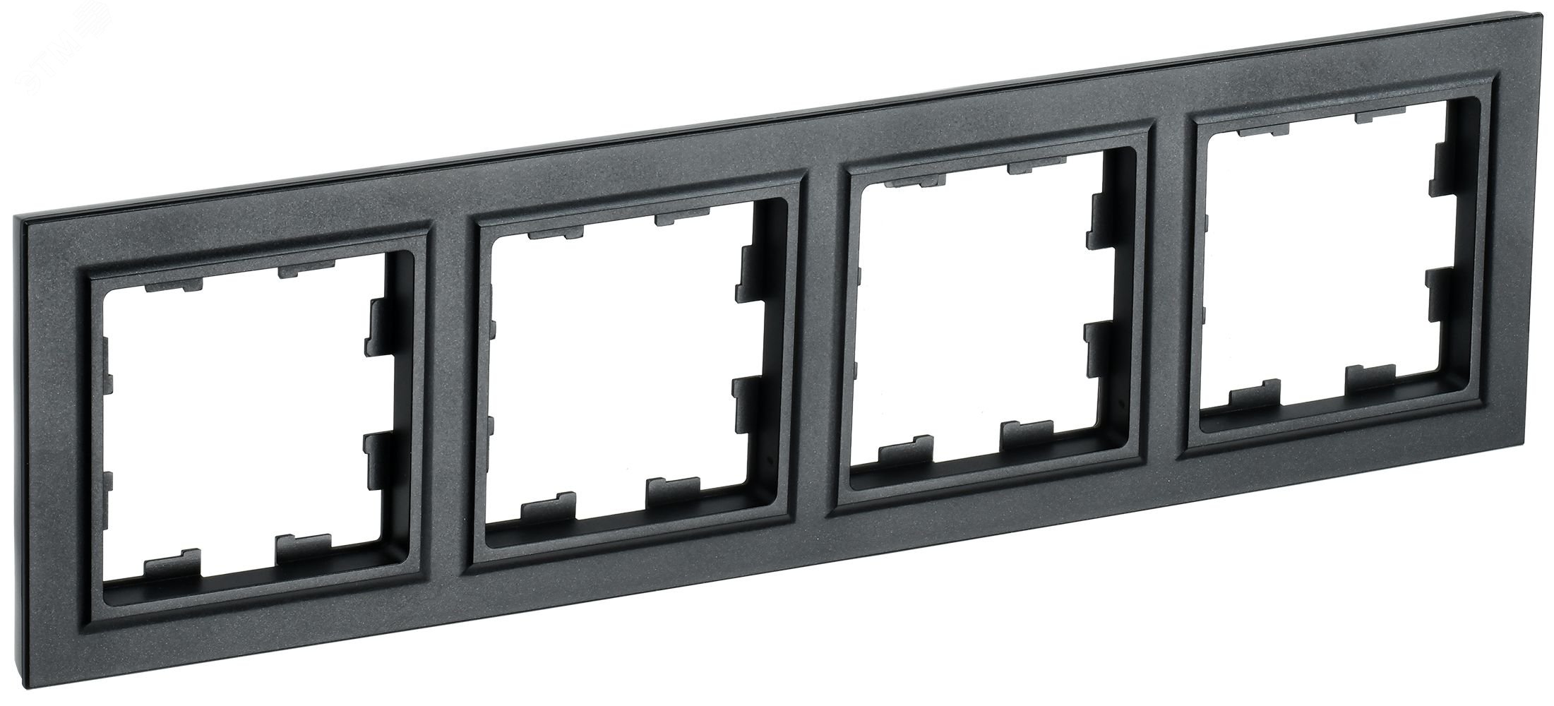Рамка 4-м BRITE РУ-4-БрЧ черн. BR-M42-K02