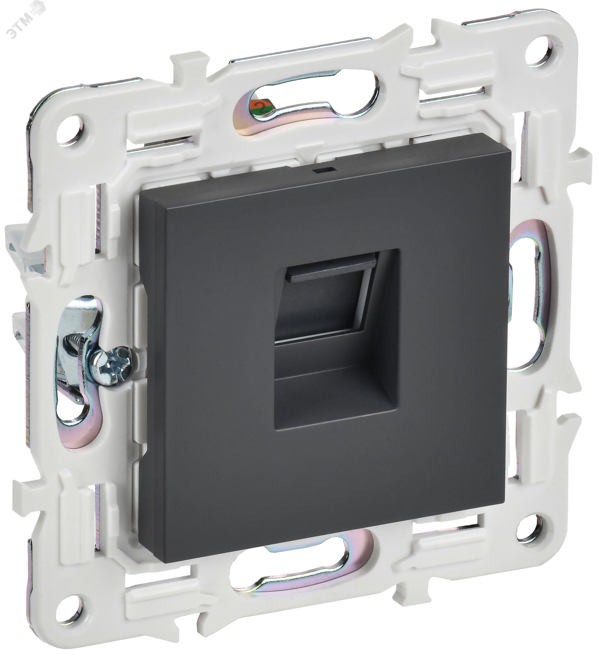 SKANDY Розетка компьютерная RJ45 кат.5E SK-K01T титан IEK SK-K10-1-K48