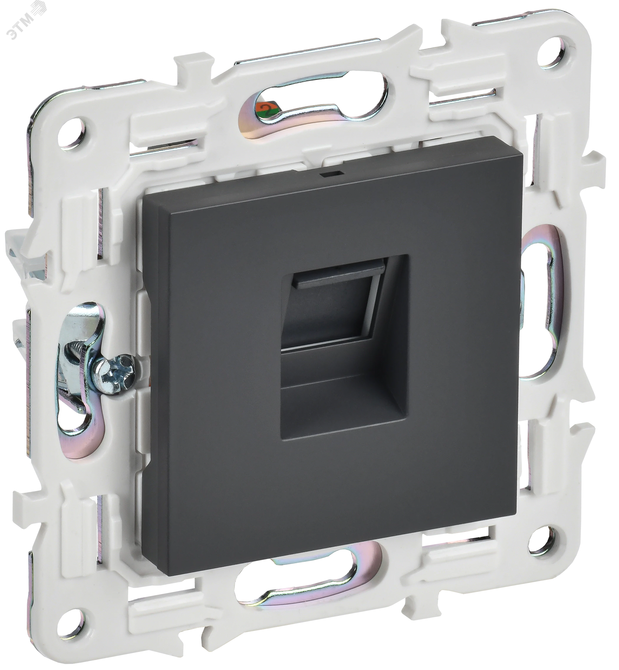 SKANDY Розетка компьютерная RJ45 кат.5E SK-K01T титан IEK SK-K10-1-K48