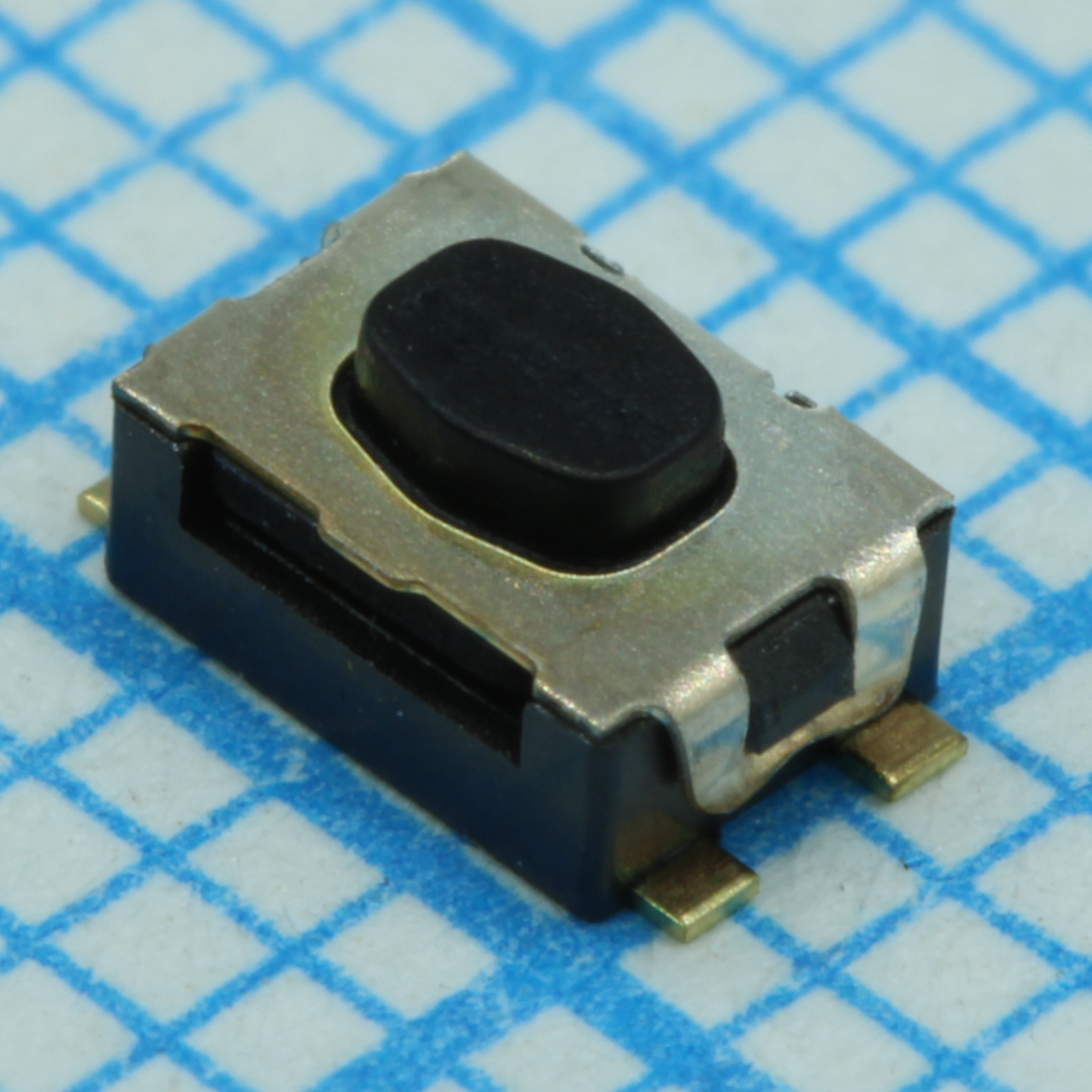 KSR223G LFG - Кнопка тактильная 6Х3.8Х2.5мм,  0.05A 32В 2H 100000циклов SMD монтаж, позолоченные котнакты