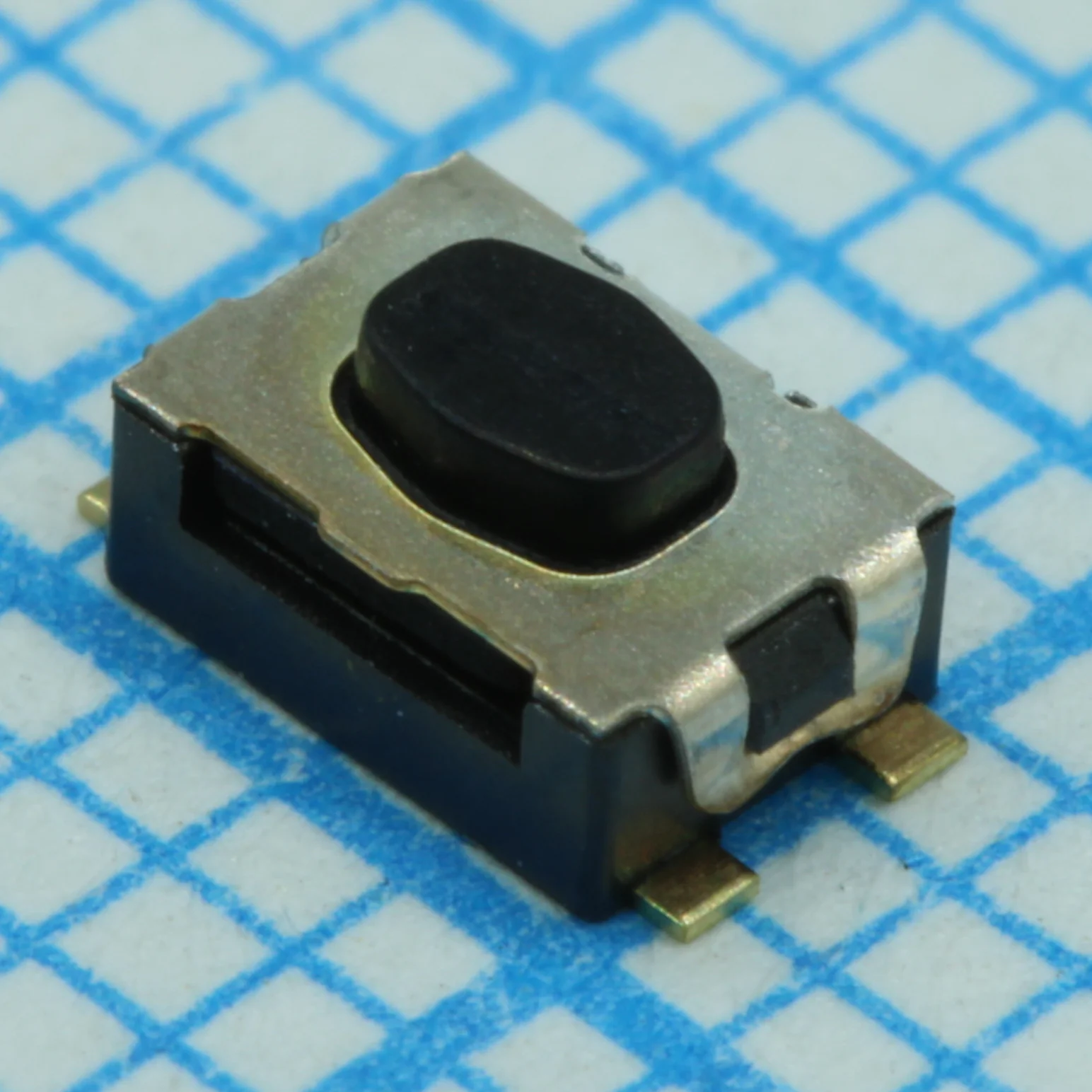KSR223G LFG - Кнопка тактильная 6Х3.8Х2.5мм,  0.05A 32В 2H 100000циклов SMD монтаж, позолоченные котнакты