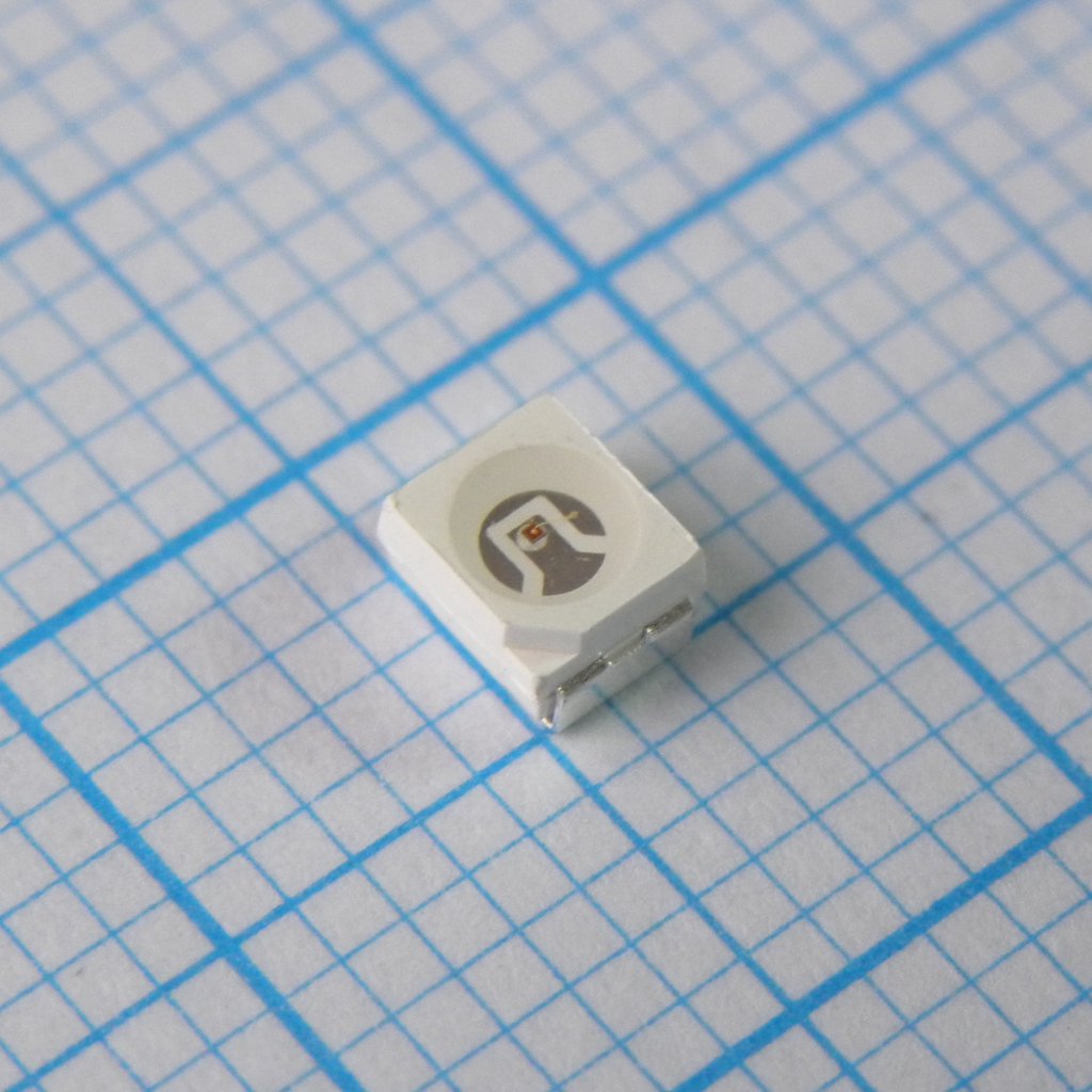 FYLS-3528URC - Светодиод smd 3,5х2,8мм/красный/625нм/600мкд/прозрачный/120°