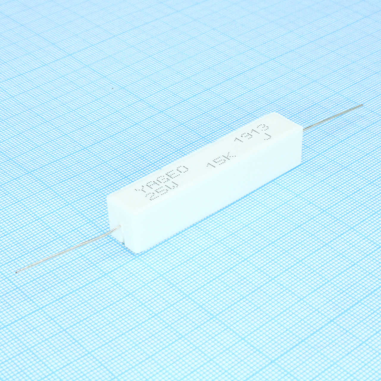 SQP25AJB-15K - Резистор керамический цементный аксиальный (SQP) 25Вт 15кОм ±5%