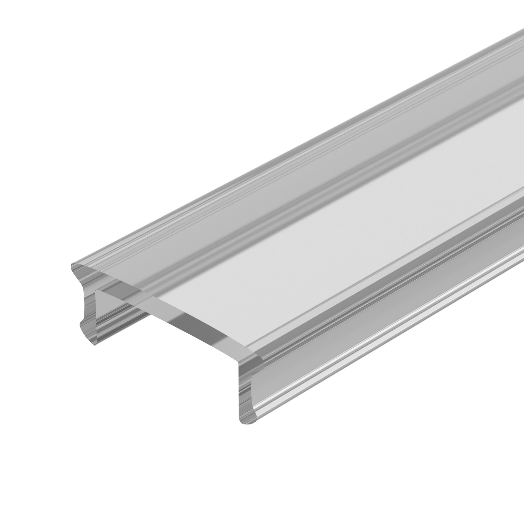 Экран ARH-FLAT-2000 Clear 016629 - Прозрачный экран PC (95%) для профилей ARH-FLAT, STAIR-W47, WALL-W26, LINE-1716, LINE-2315, LINE-2315-F, WALL-1849-DUAL, CEIL-REFLECT-DUAL. Плоский, длина 2000мм. Цена за 1м.