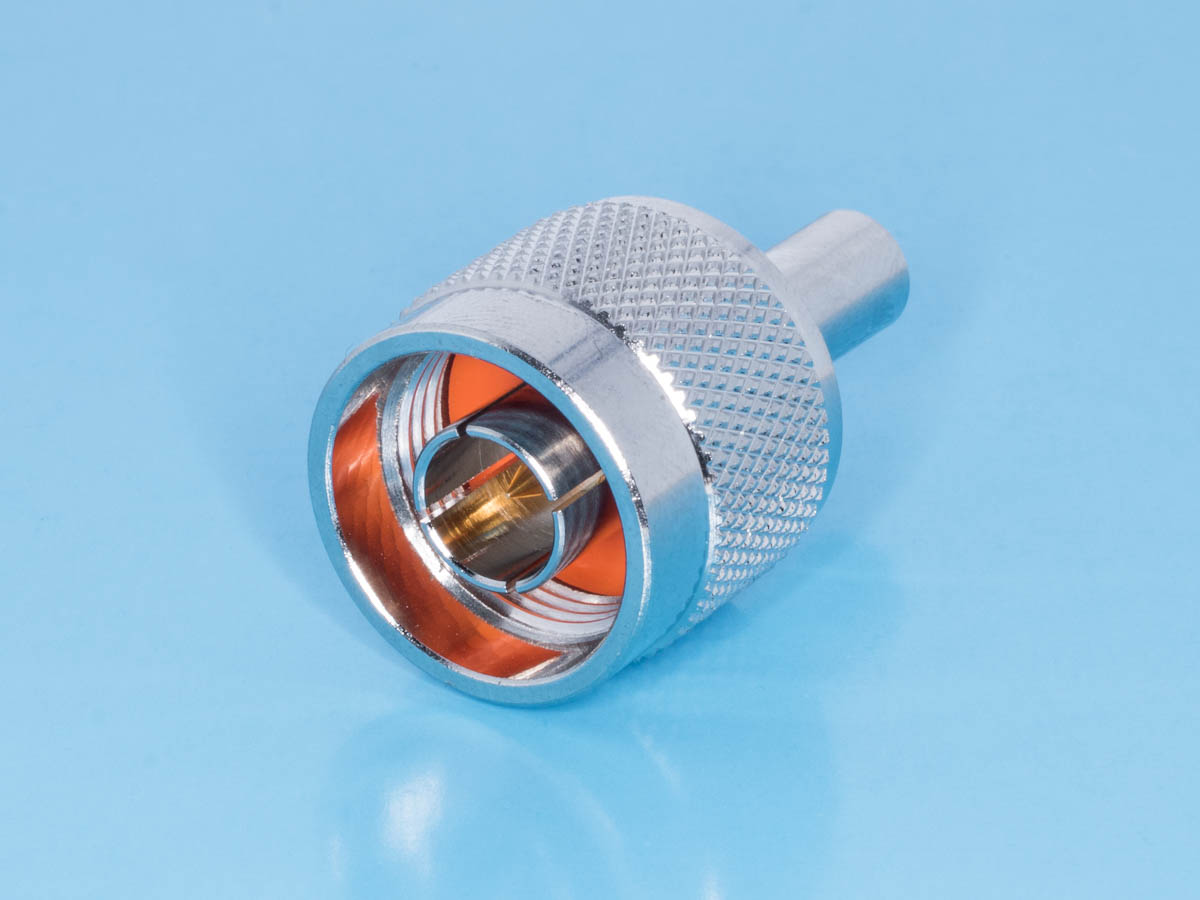 N-C58P - Разъем высокочастотный, штекер N обжим на кабель RG58