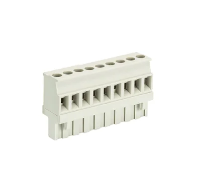 Розетка Wiecon 8113 B / 9 VR OB - Розеточный разъем, прямой, на кабель, шаг 5,00 мм, 9 полюсов, номинальное сечение: 2,5 мм кв., винтовая фиксация провода, 400V, 12А, без маркировки, цвет: серый, серия 8113 B VR