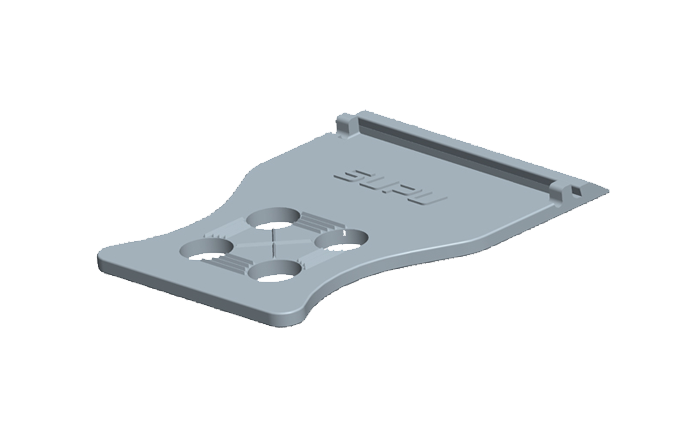 Плата защитная 450974/008 - Плата защитная, шаг: 5.0 мм, 4 полюса, цвет: светло-серый