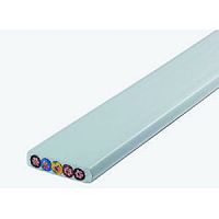 Кабель NRG  5x16 00.702.0307.3 - Плоский кабель 5 полюсов, серия gesis NRG, сечение: 5х16 мм кв., материал изоляции: PVC, цвет: зеленый