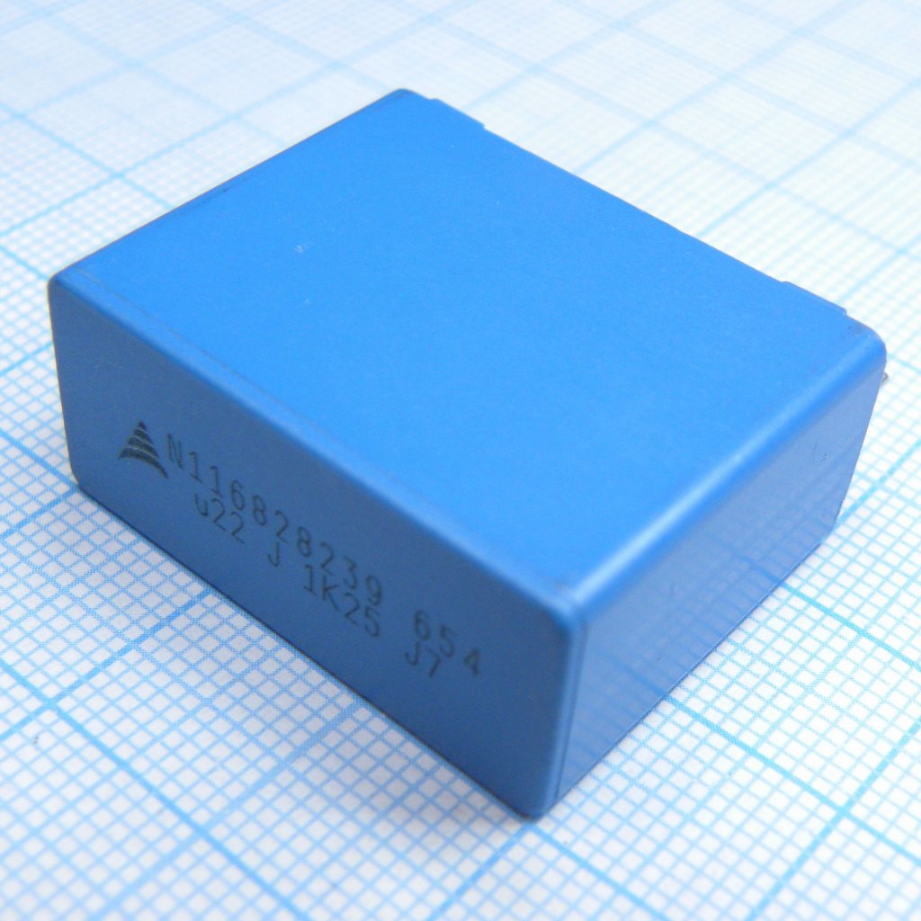 B32654A7224J - MKP 0,22uF ±5% 1250Vdc 500VAC