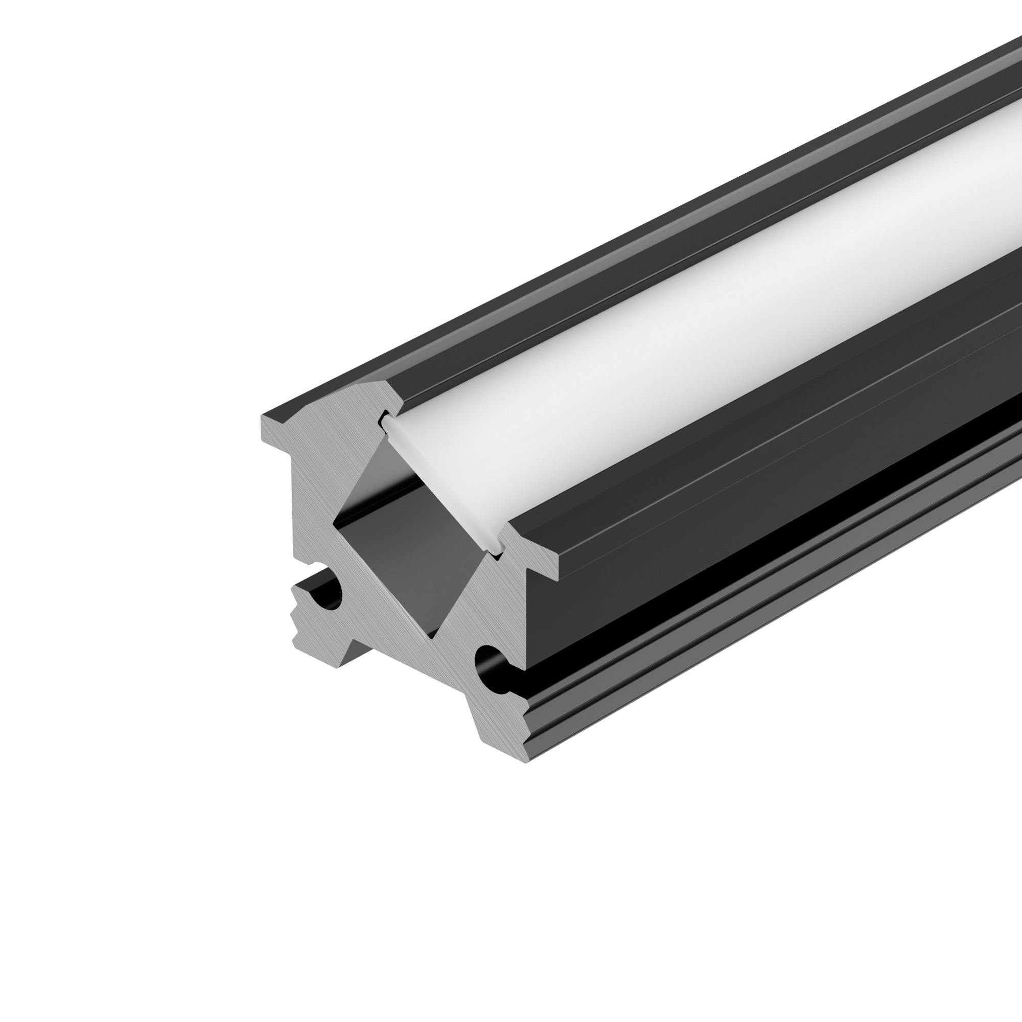 Профиль SL-BEVEL-H12-F13-2000 ANOD BLACK 043749 - Алюминиевый анодированный встраиваемый профиль для светодиодных лент и линеек с боковым свечением. Габаритные размеры (LхWхH): 2000x13,2x11,5 мм. Цвет - черный. Ширина площадки для ленты 5 мм.