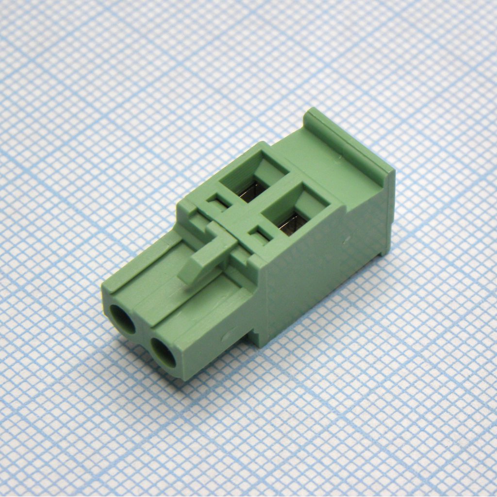 2EDGKA-5.08-02P-14-00A(H) - Разъемный клеммный блок 2 контакта шаг 5.08мм