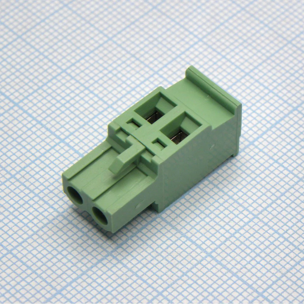 2EDGKA-5.08-02P-14-00A(H) - Разъемный клеммный блок 2 контакта шаг 5.08мм