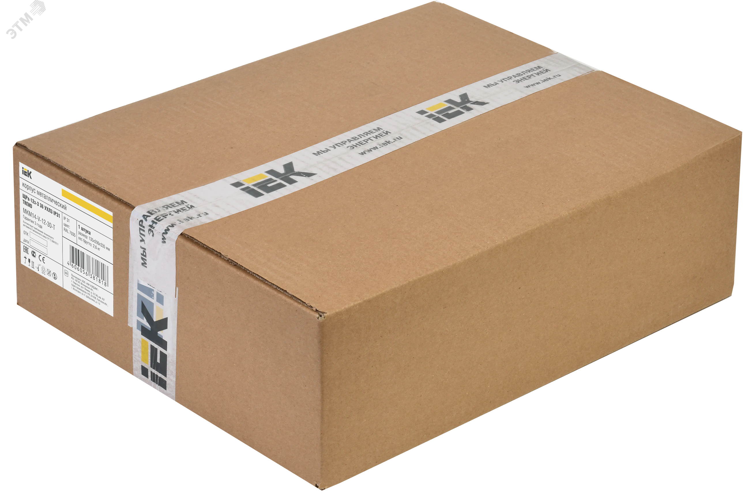 Корпус металлический ЩРв-12 (265х310х120мм) IP31 TITAN 3 MKM14-V-12-30-T