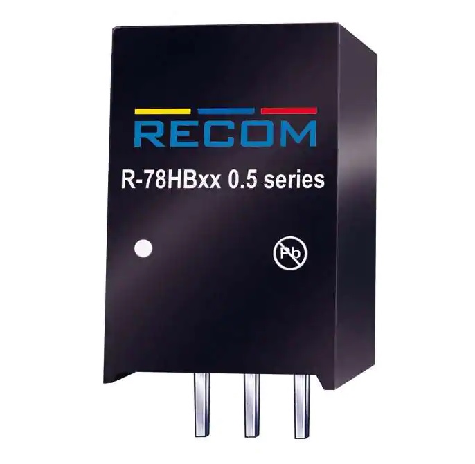 R-78HB5.0-0.5 - Преобразователь DC/DC, на печатную плату вход 9-72В выход 5В 0.5A 2.5Вт