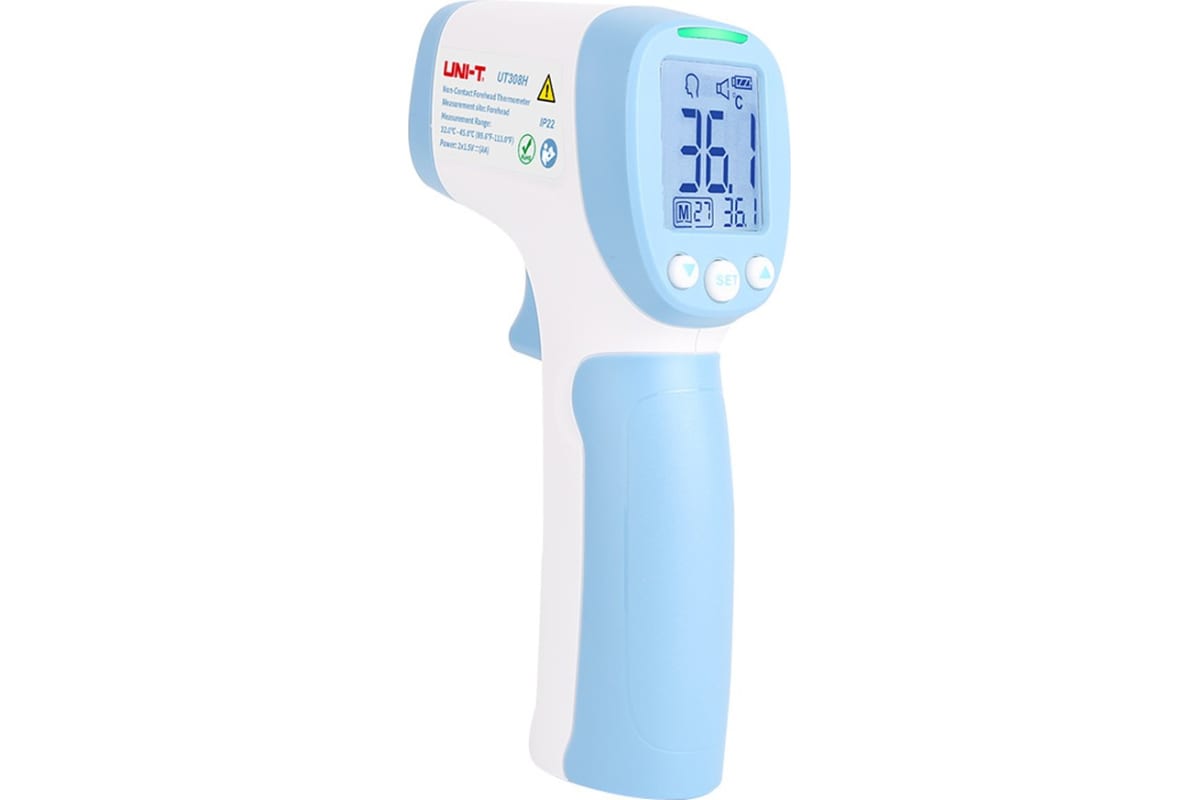 UT308H - Инфракрасный термометр, пирометр, 0°С ~ 100°С, ±1°C