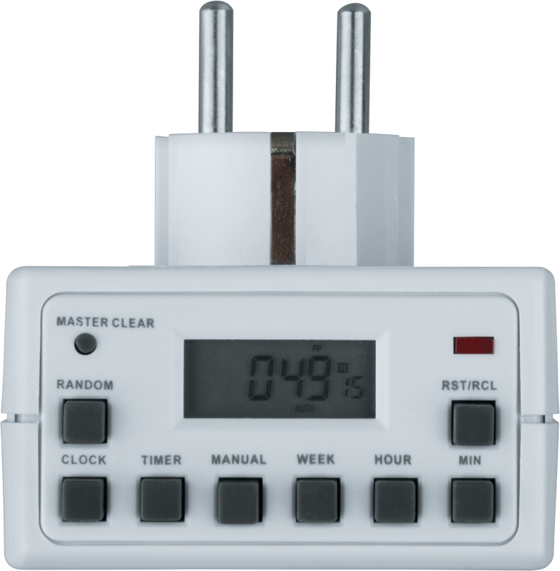 Таймер 61 556 NTR-E-S02-WH розет. электрон. 61556
