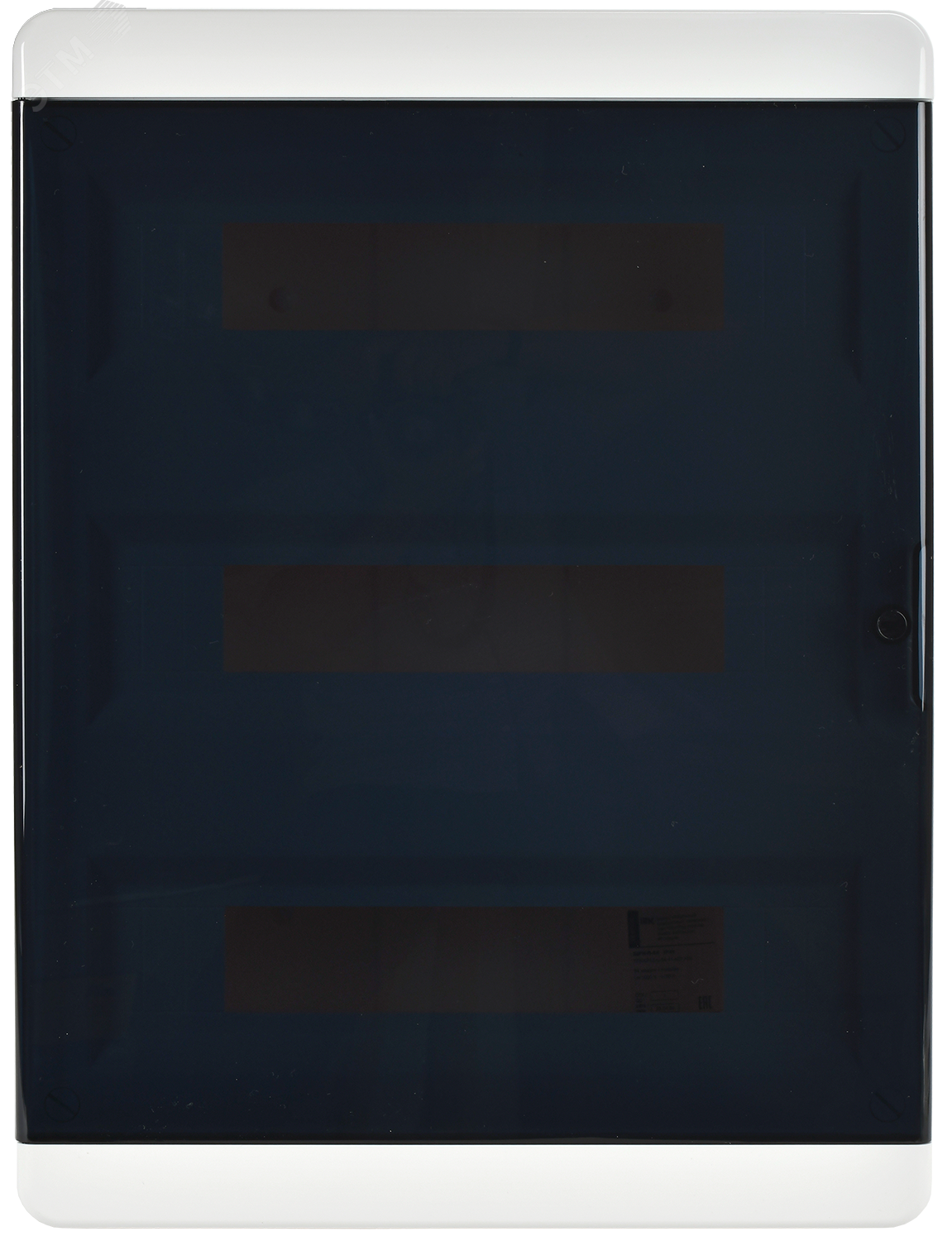 Корпус пластиковый ЩРВ-П-54 IP41 черн. прозр. дверь TEKFOR TF5-KP12-V-54-41-K01-K03