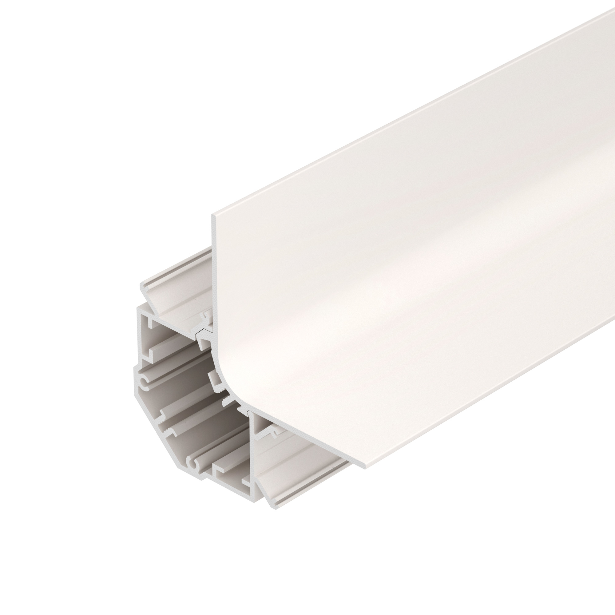 Профиль ARH-V-DUAL-HID-2000 WHITE 034985 - Под заказ от 24 м. Алюминиевый накладной профиль для светодиодных лент и линеек с двусторонним свечением для создания эффекта «Отраженного света». Цвет-белый RAL9003 (порошковая окраска). Габаритные размеры (LхWх