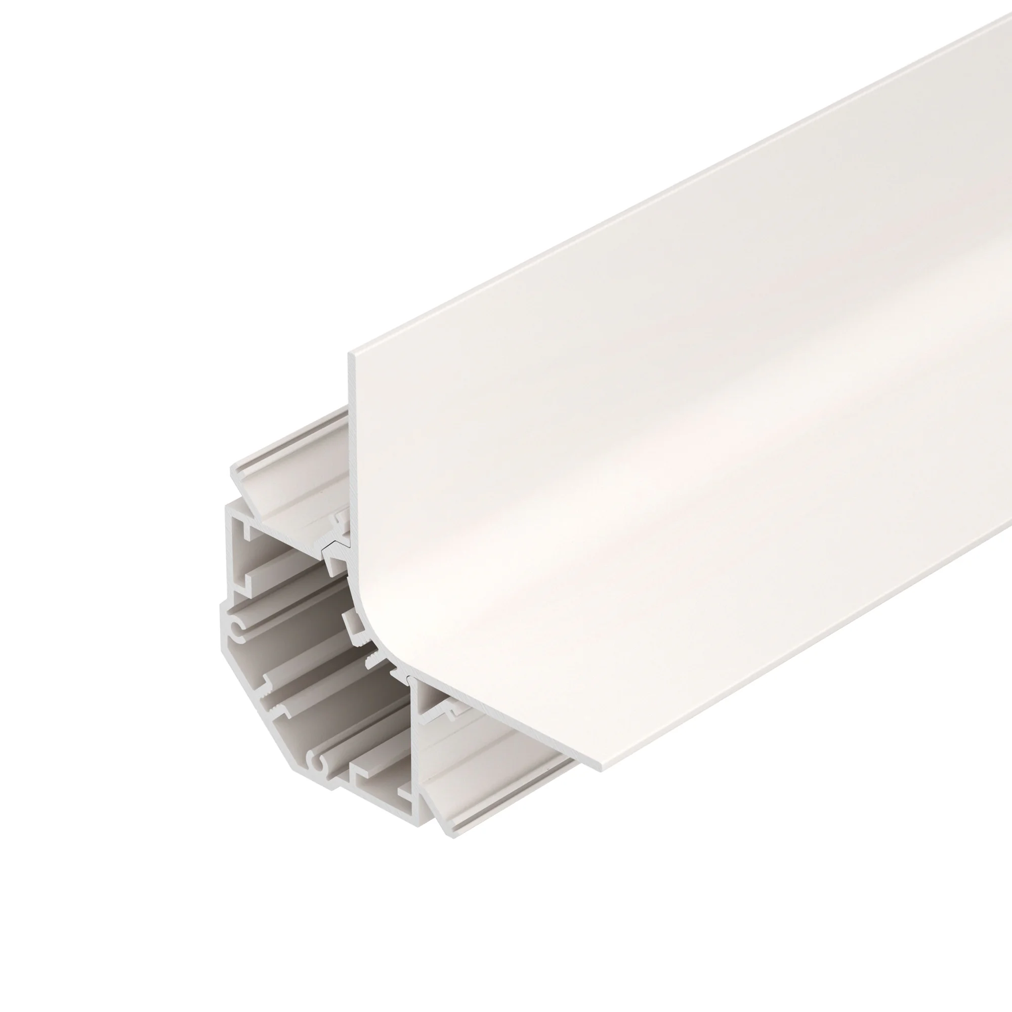 Профиль ARH-V-DUAL-HID-2000 WHITE 034985 - Под заказ от 24 м. Алюминиевый накладной профиль для светодиодных лент и линеек с двусторонним свечением для создания эффекта «Отраженного света». Цвет-белый RAL9003 (порошковая окраска). Габаритные размеры (LхWх