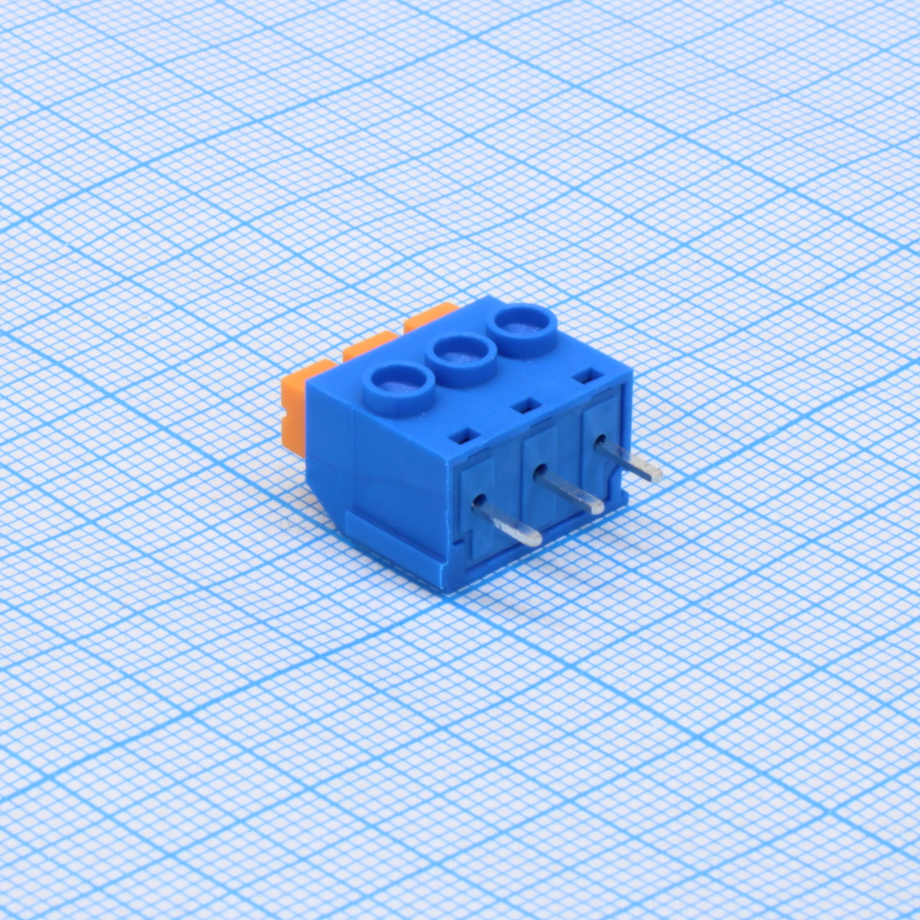 GT390-5.0-03P-12-00 - Нажимной безвинтовой клеммный блок 3 контакта. Зажим типа торцевой контакт Серия GT390-5.0