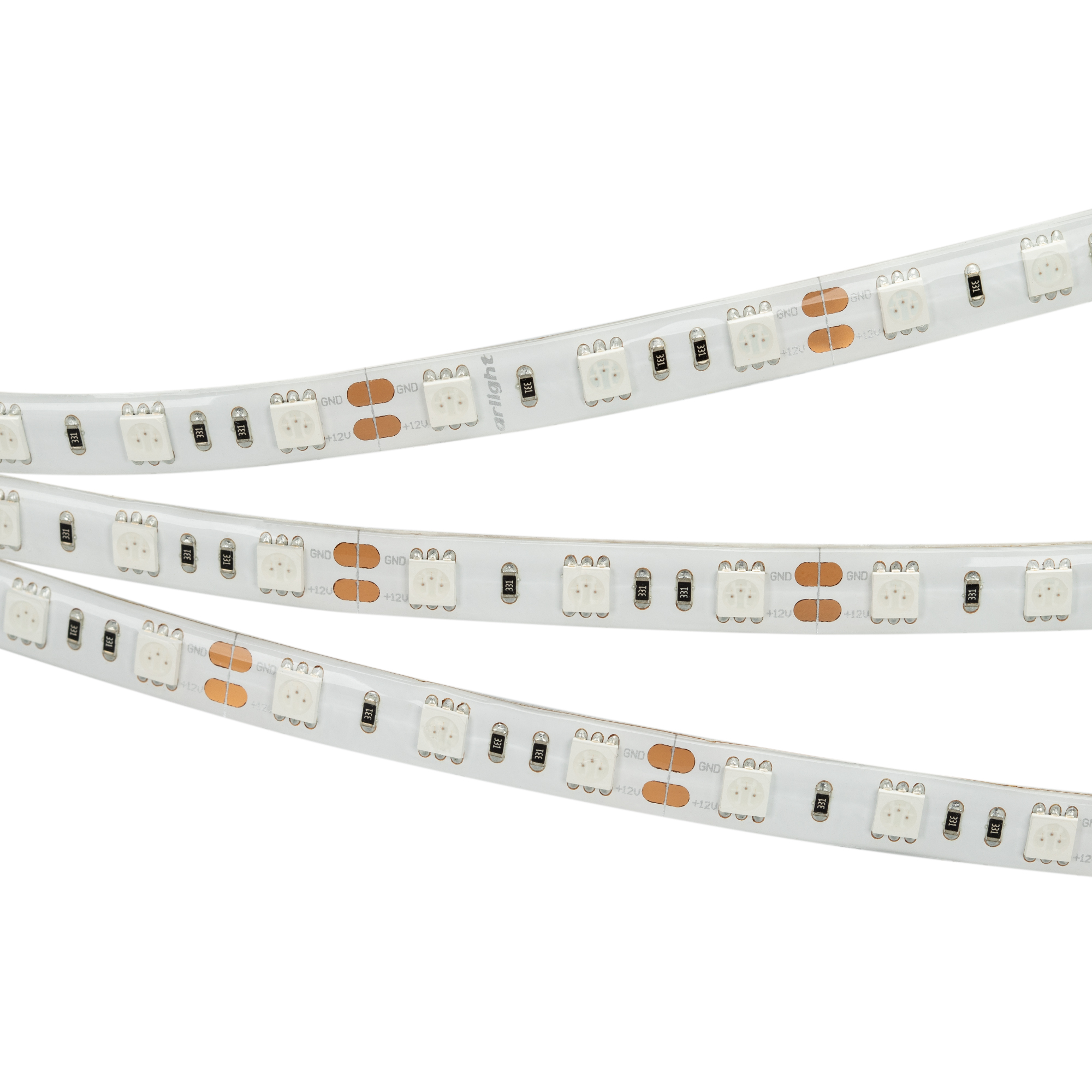 Лента RTW 2-5000SE 12V Yellow 2x (5060, 300 LED, LUX) 015444 - Поставка под заказ от 1000 м.Герметичная лента IP65 (силиконовое покрытие), светодиоды smd 5060, 60шт/м (300шт на 5м), белая плата 10мм, скотч 3М. Цвет ЖЁЛТЫЙ. Питание 12V, мощность 14.4 Вт/м 