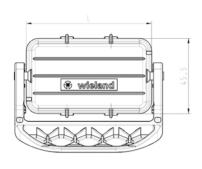 Защитная крышка Z7.428.5553.0 - Защитная крышка с уплотнителем, с пластиковой защелкой, для разъемов REVOS Size 10, пластик