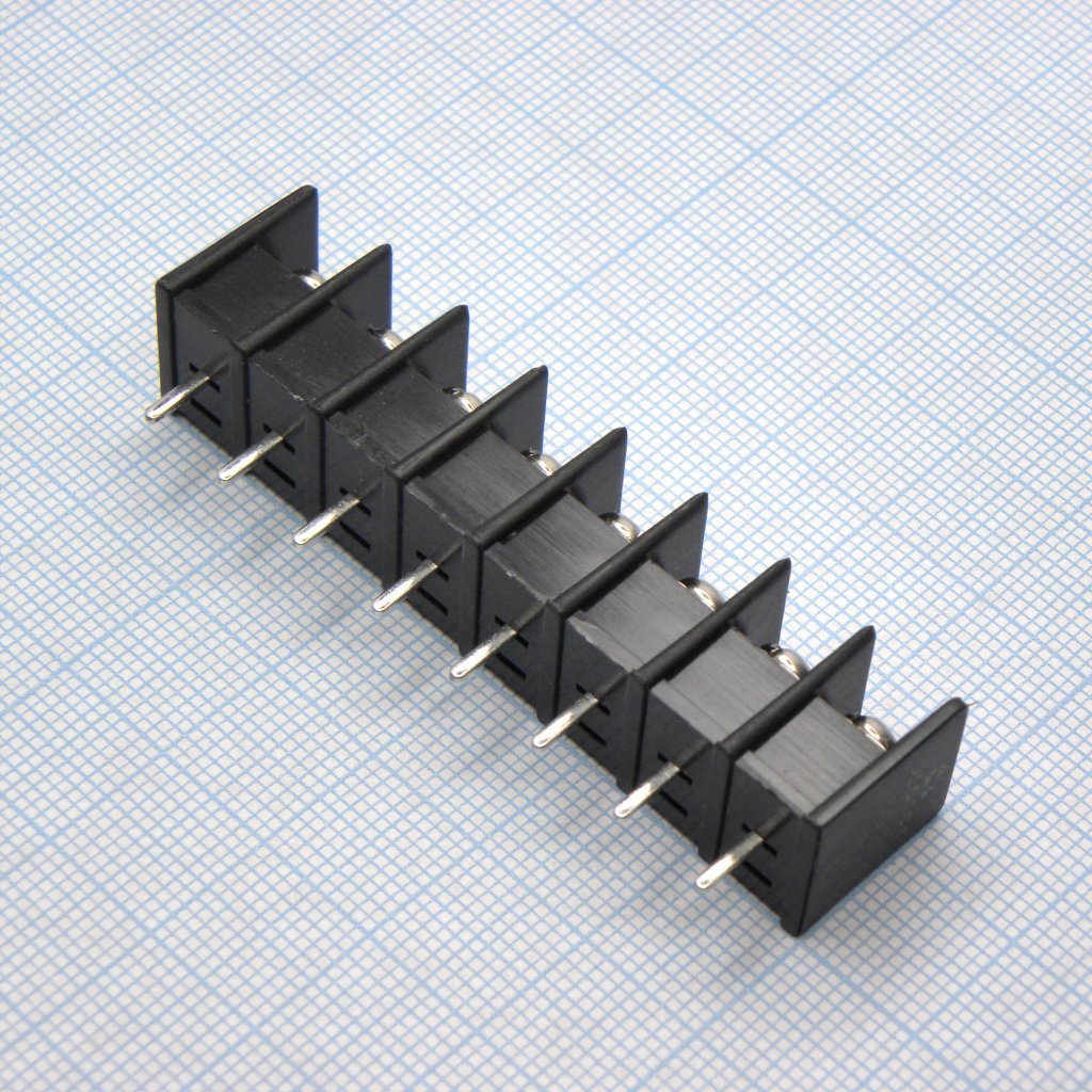 DG25C-B-08P-13-00A(H) - Барьерный клеммный блок 8 контактов. Серия DG25C-B