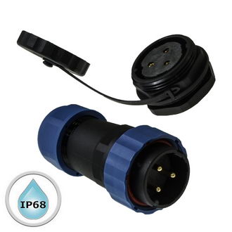 SZC28 3P-M-FB - Разъём герметичный SZC28 3P-M-FB, 3 контакта